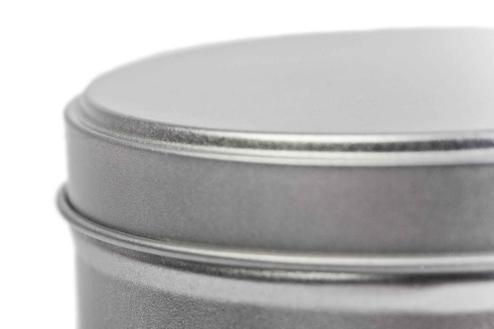 Round tin container - storage tin