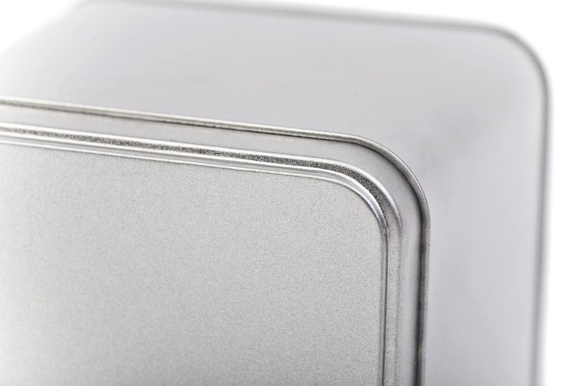cube tin box - storage tin