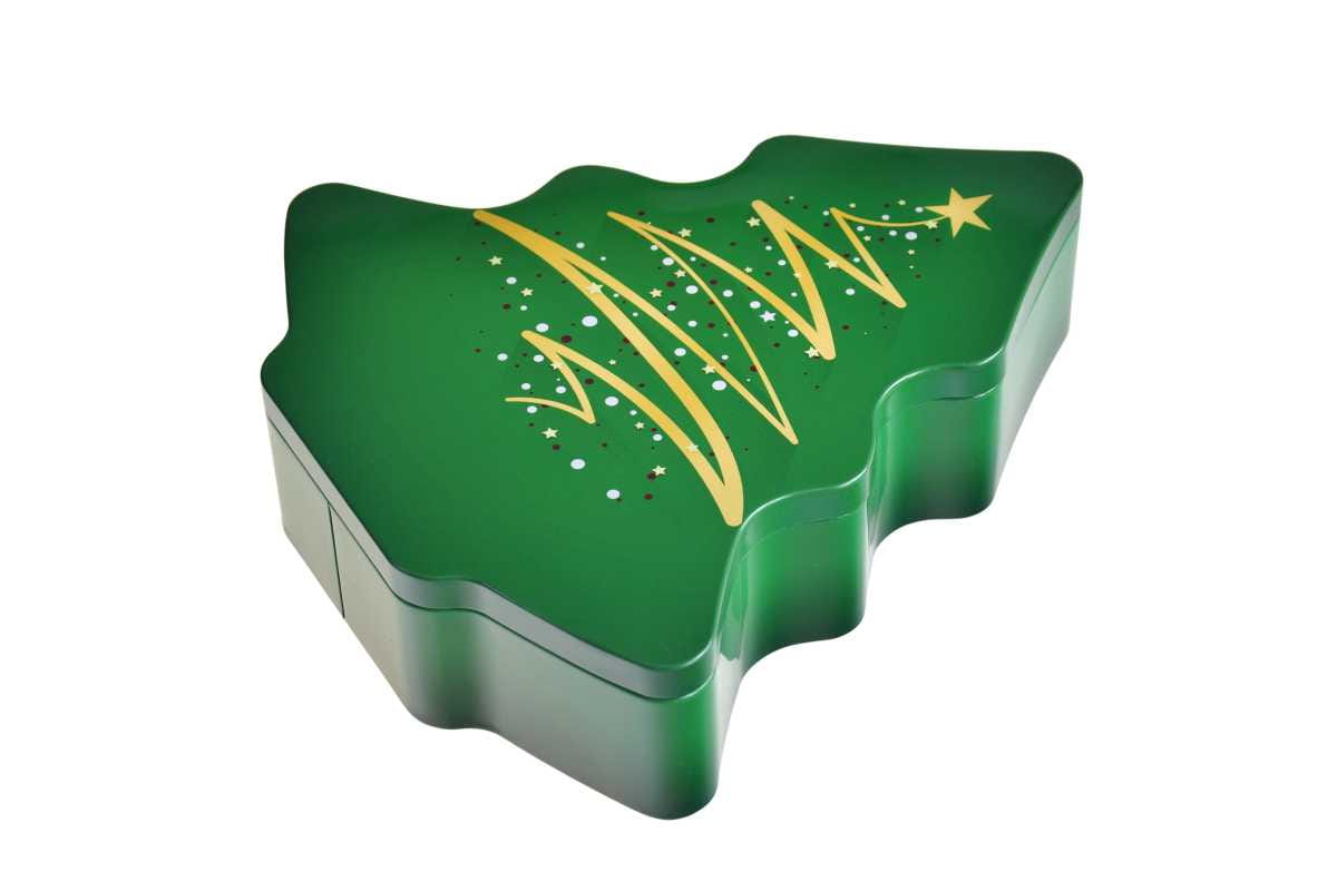 Christmas Tree Tin Case
