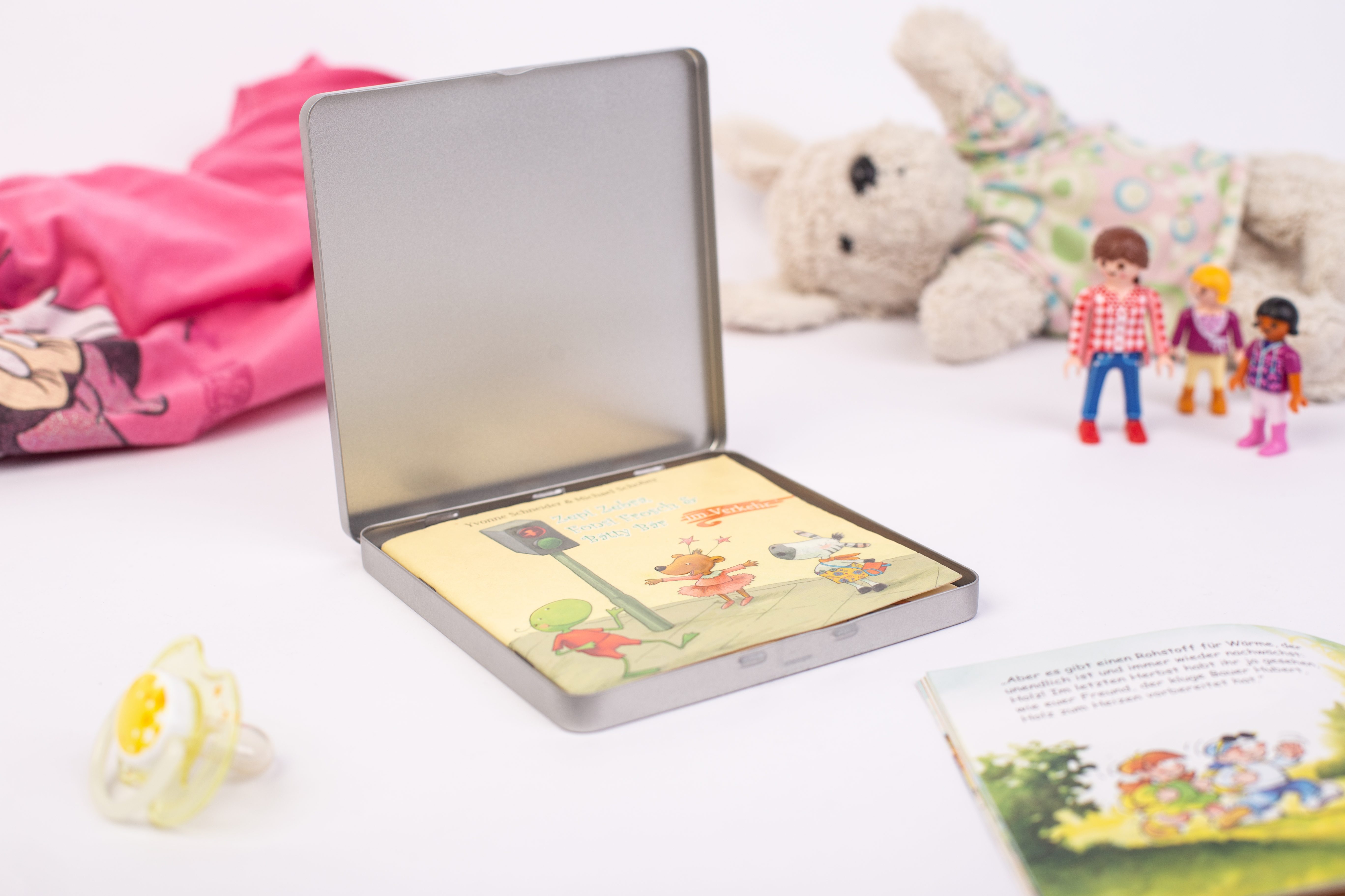 cd tin case - square metal tin