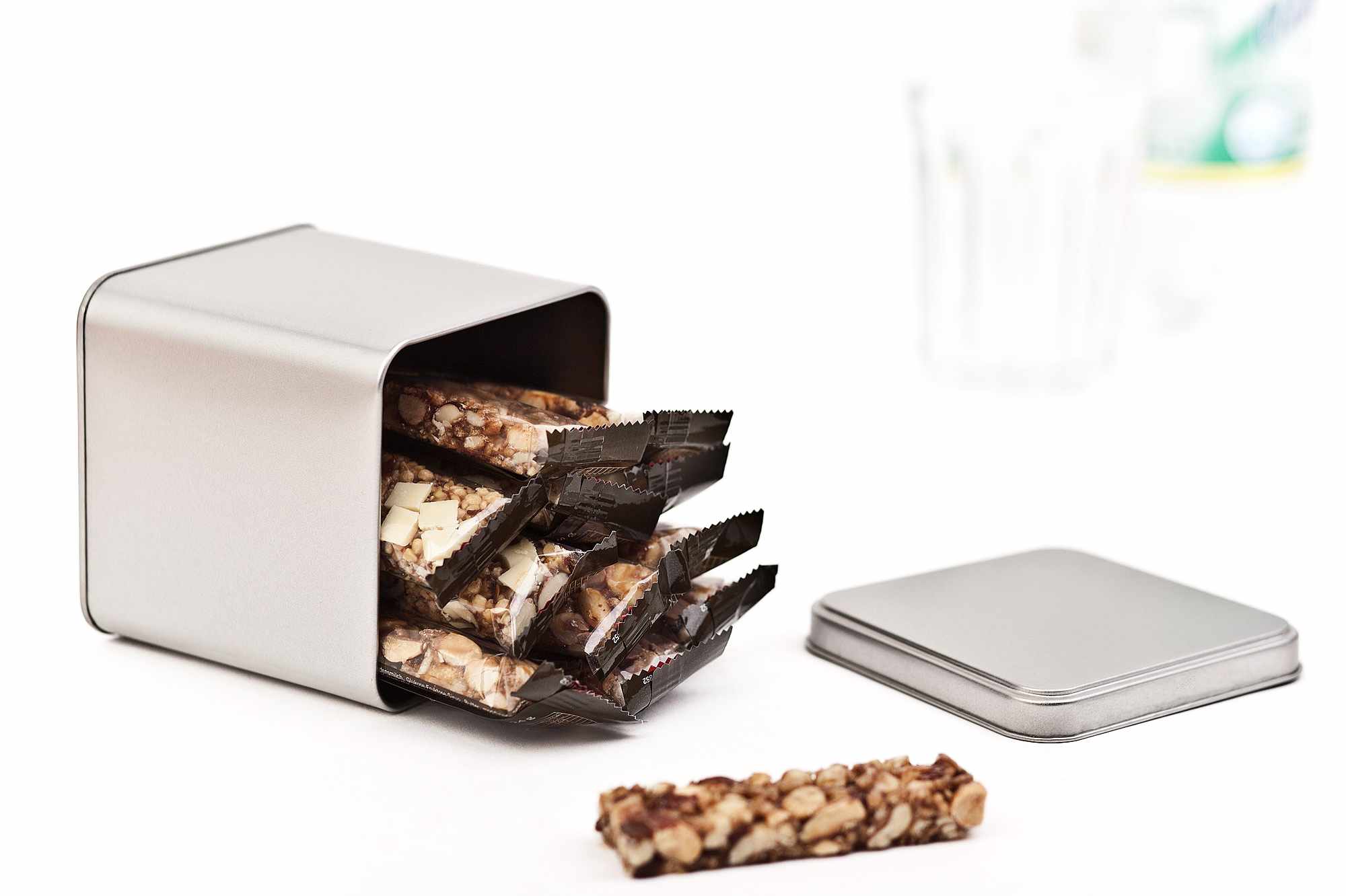 cube tin box - storage tin