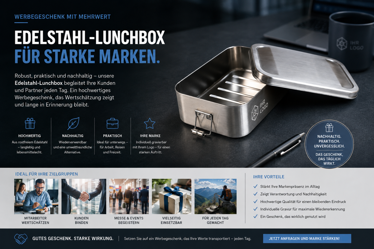 Stainless steel Lunchbox Premium