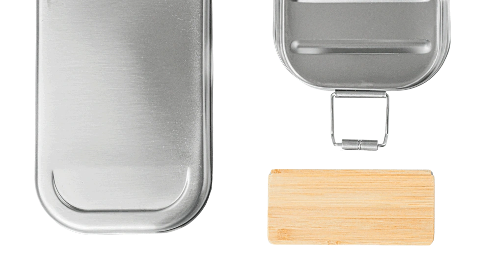 Bambus-Trennsteg für Bento-Box und Edelstahl-Brotdose