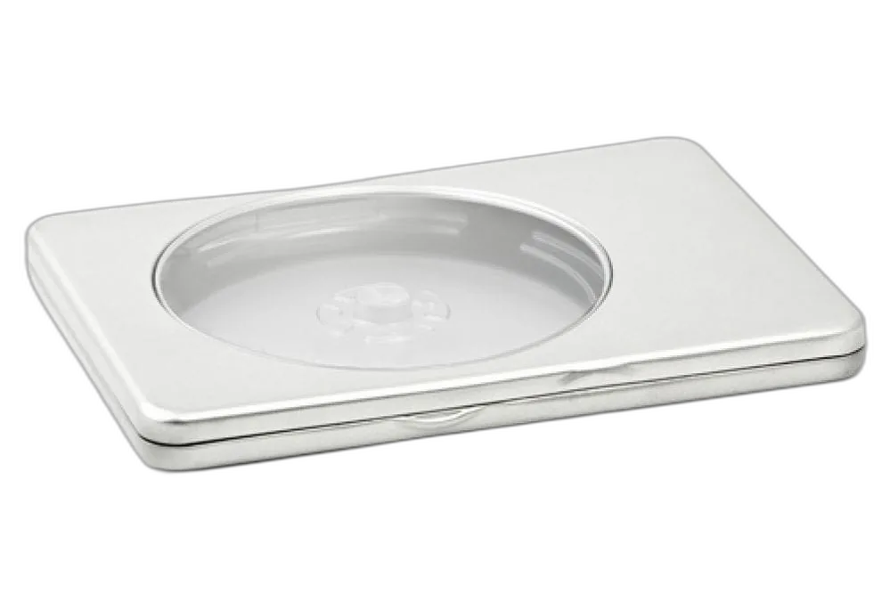 DVD tin box with window