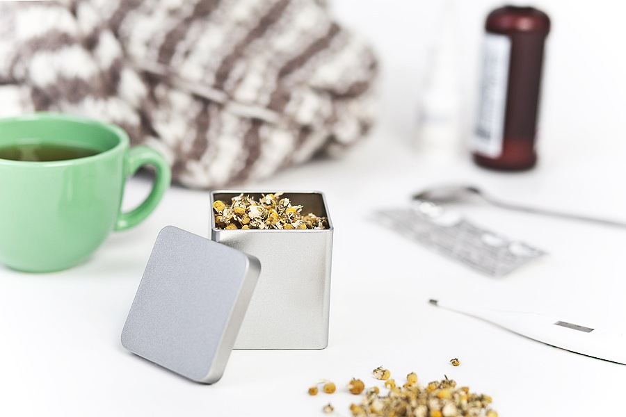 square tin box