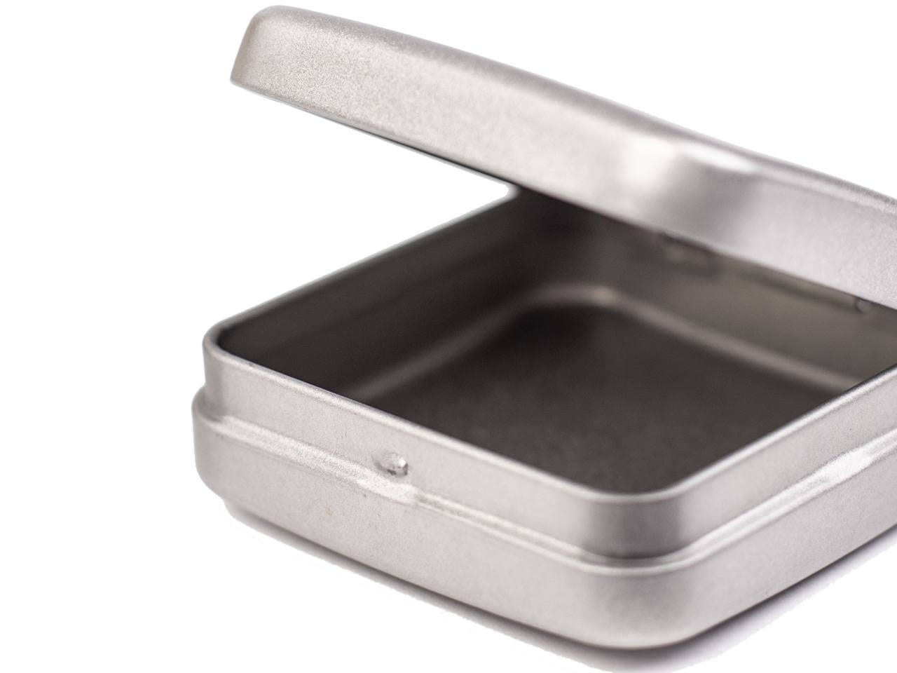 square tin box - condom case