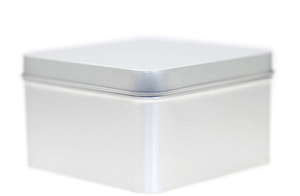 Square Tin Box for Accessories