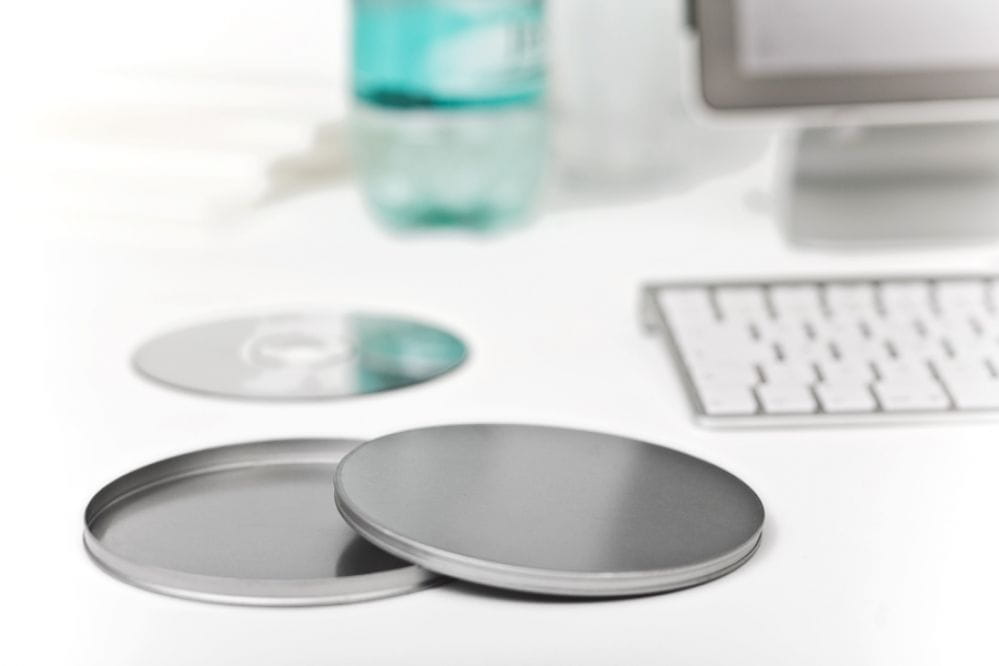 cd tin case - round