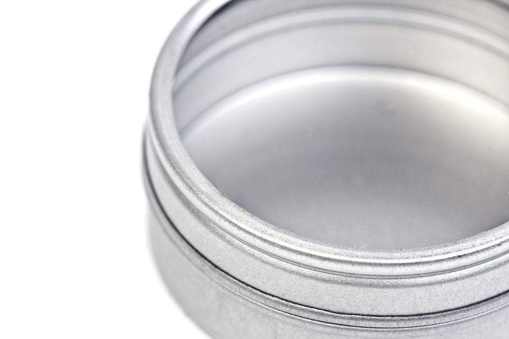 Round Spice Tin with Clear Lid