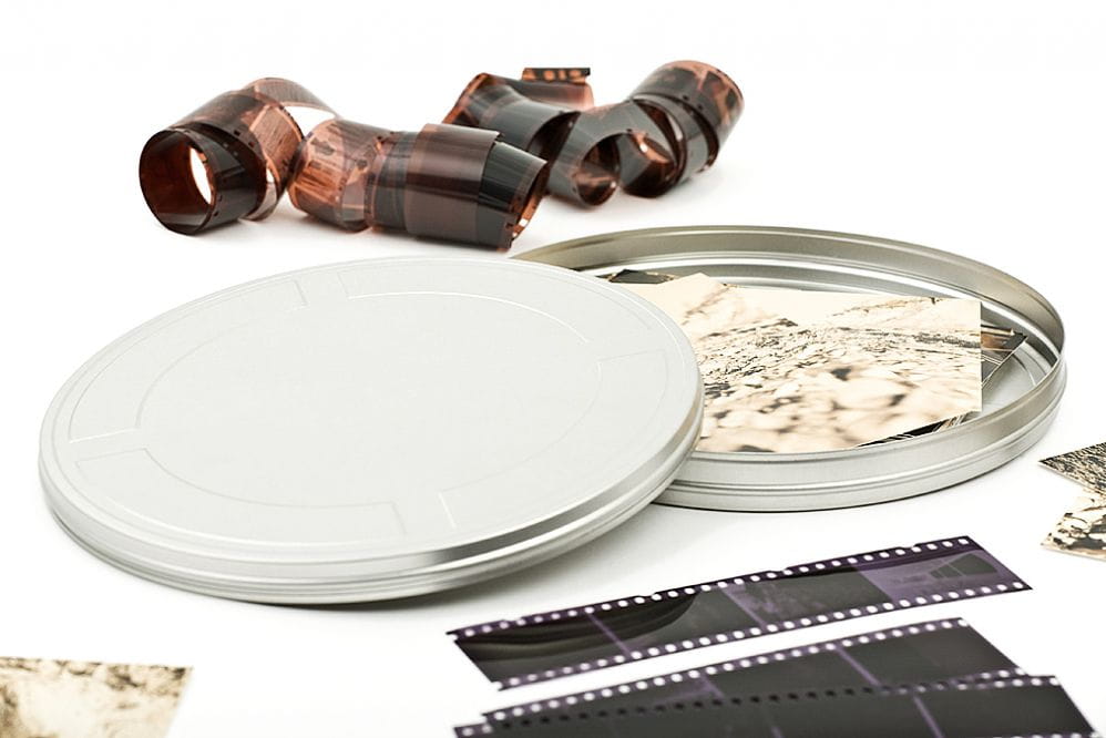Film tin box - medium