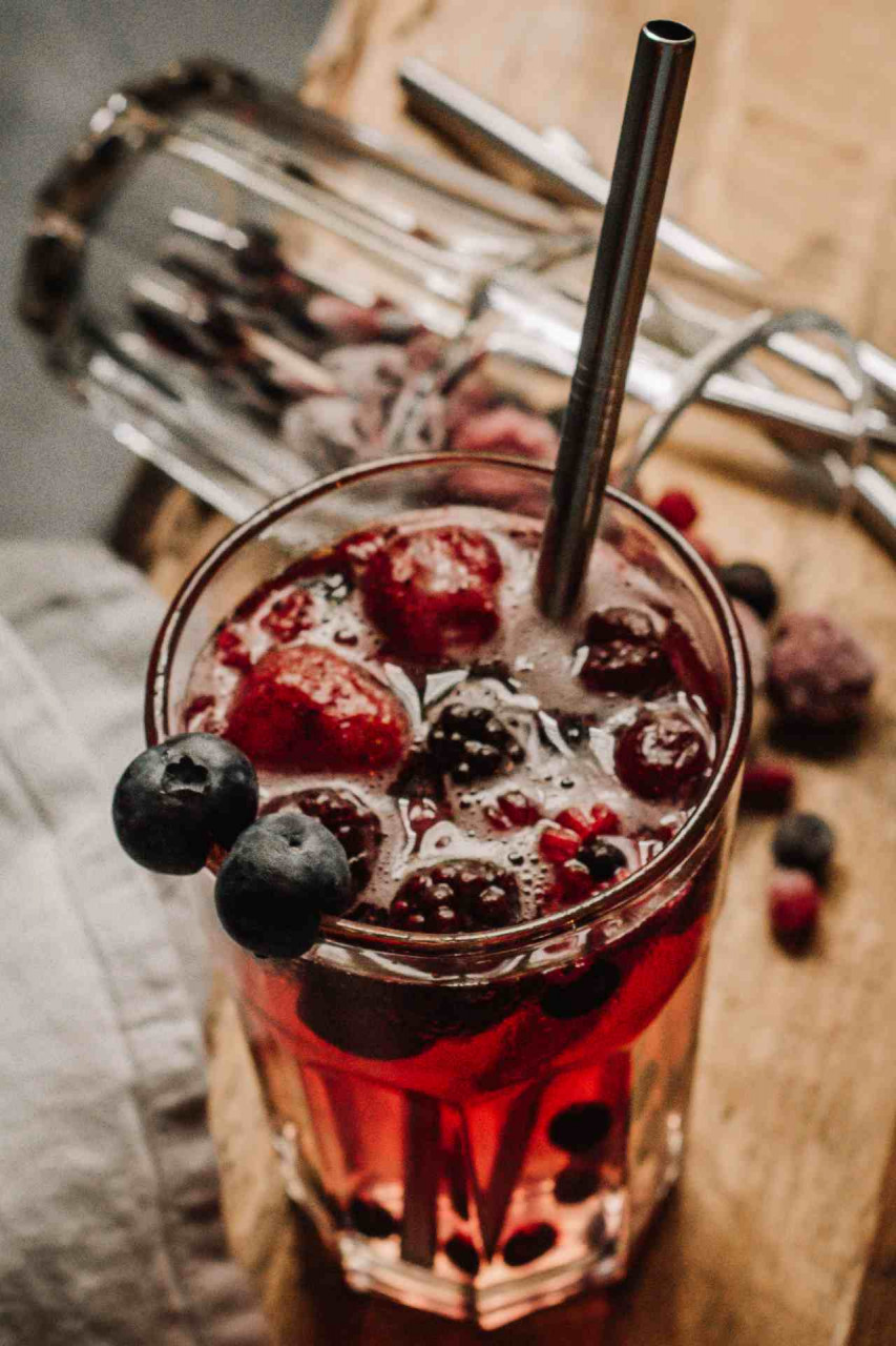 Set of 4 stainless steel straws